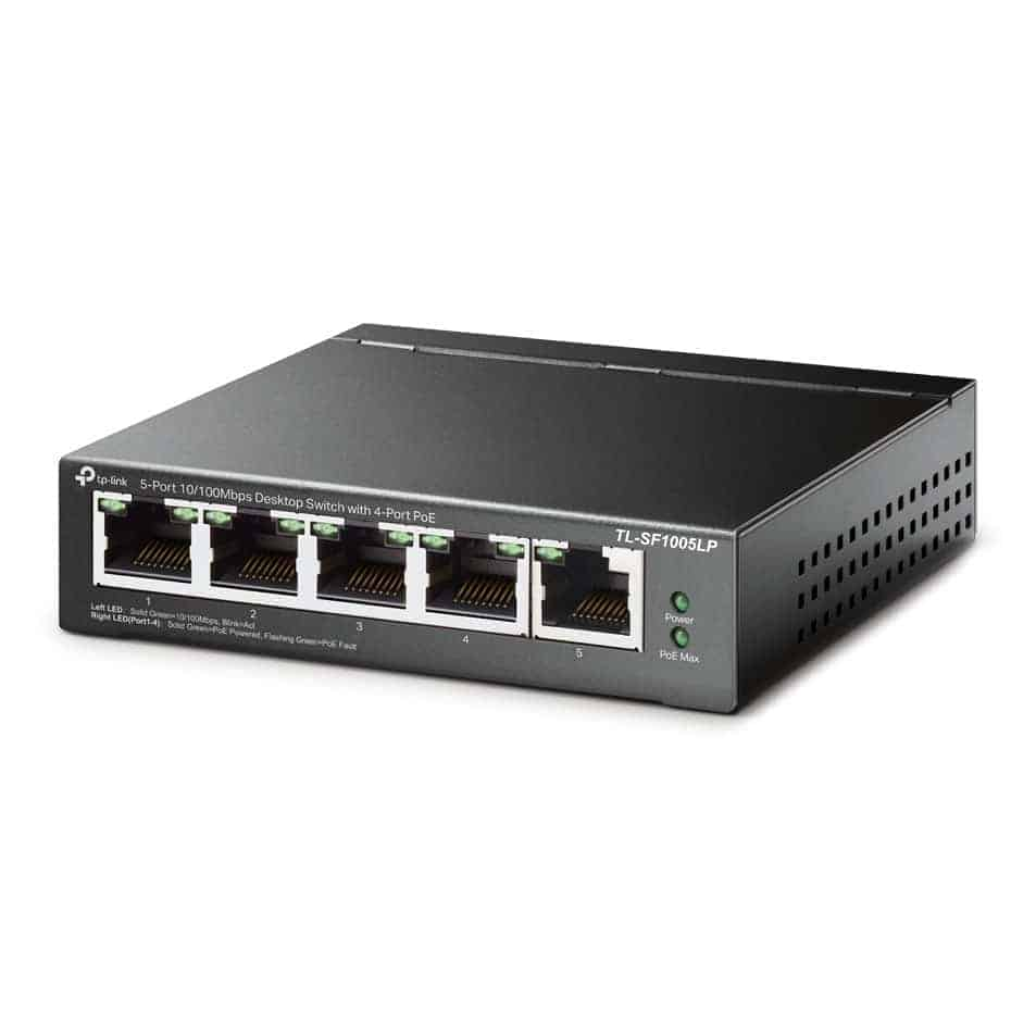 (image for) TP-LINK 5-Port Fast Ethernet Desktop Switch w- PoE